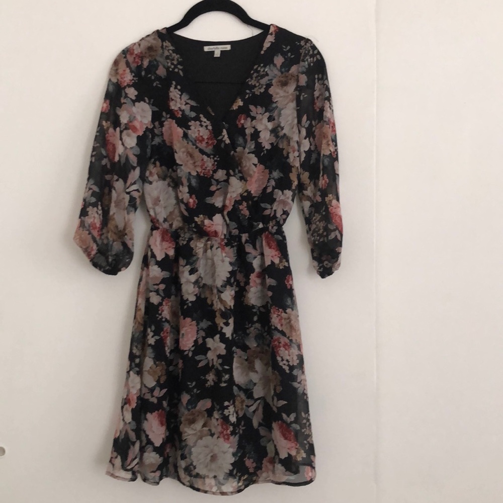 Charlotte Russe long-sleeve floral dress